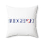 41 Tilt Bridgeport Spun Polyester Square Pillow