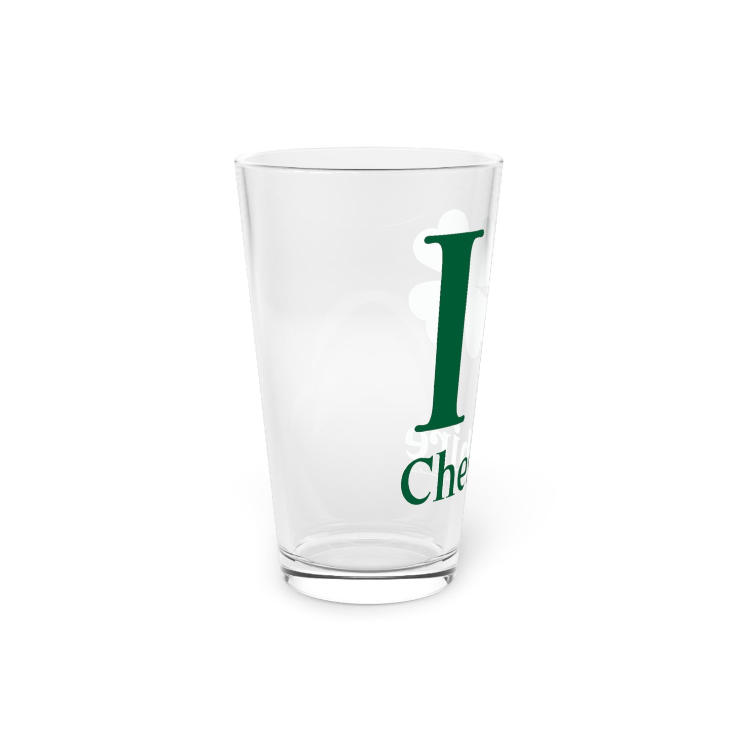 I Clover Cheshire Pint Glass, 16oz