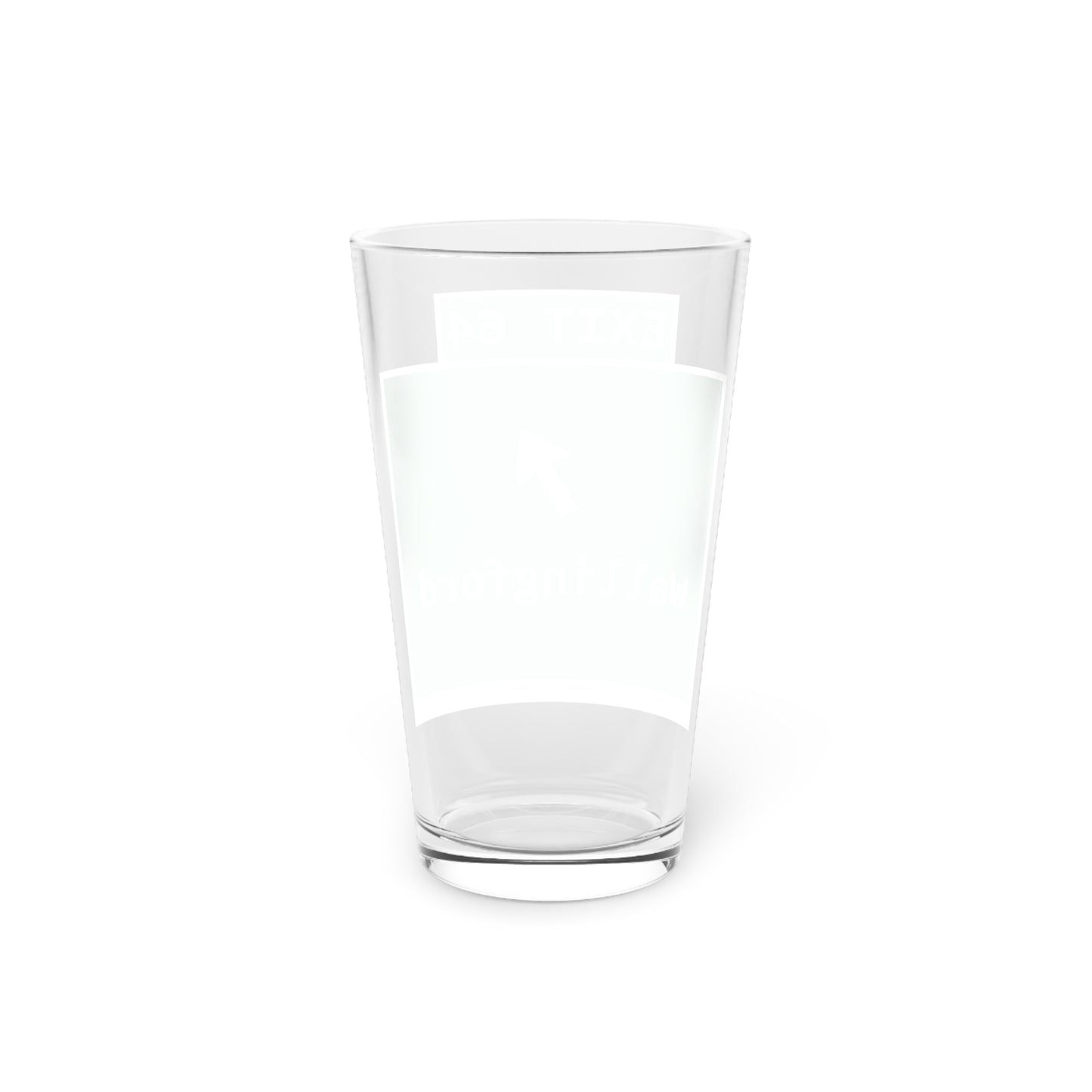 Vintage WCP Exit 64 Sign Pint Glass, 16oz