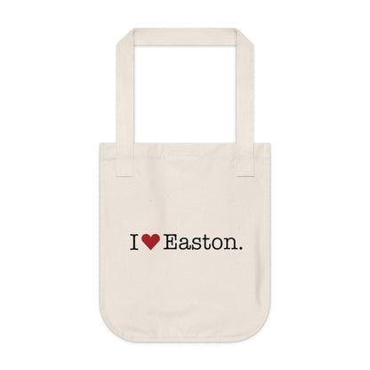 I Heart Easton. Organic Canvas Tote Bag