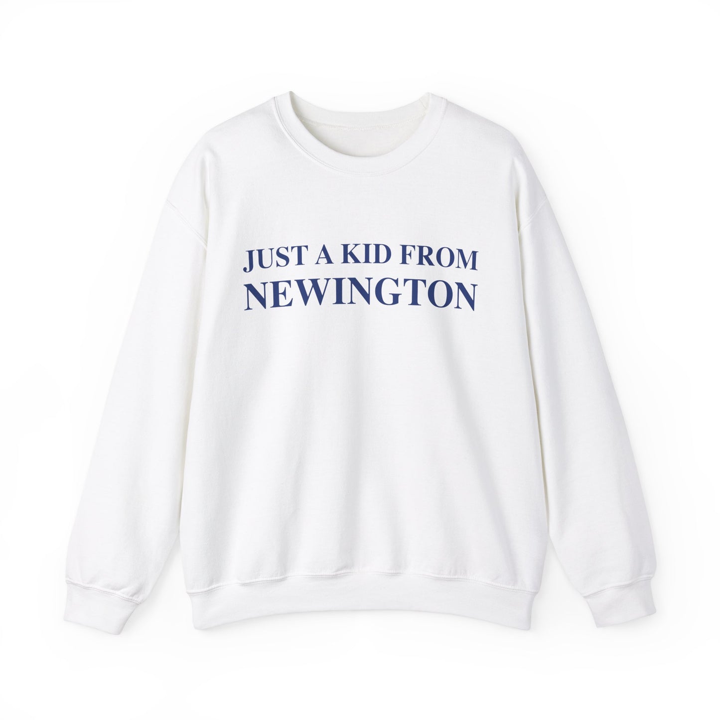 Just a kid from Newington Unisex Heavy Blend™ Crewneck Sweatshirt