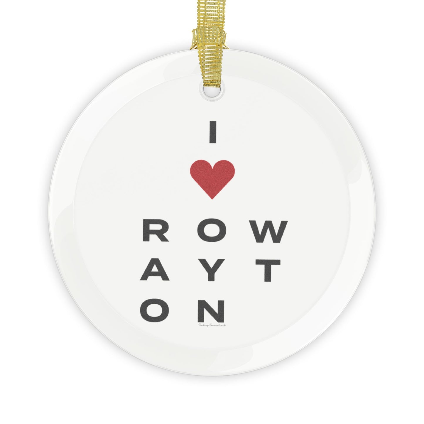Rowayton Vision Glass Ornaments