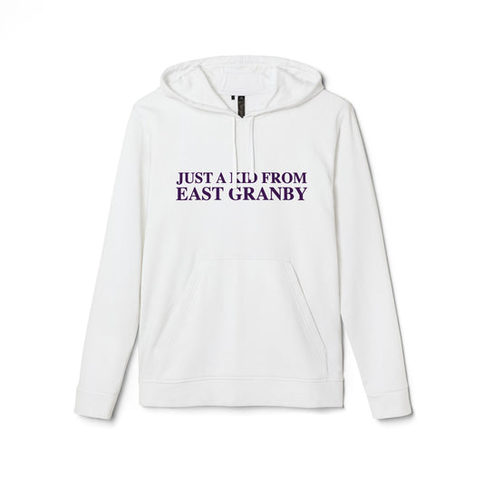 Just a kid from East Granby adidas Unisex Fleece Hoodie