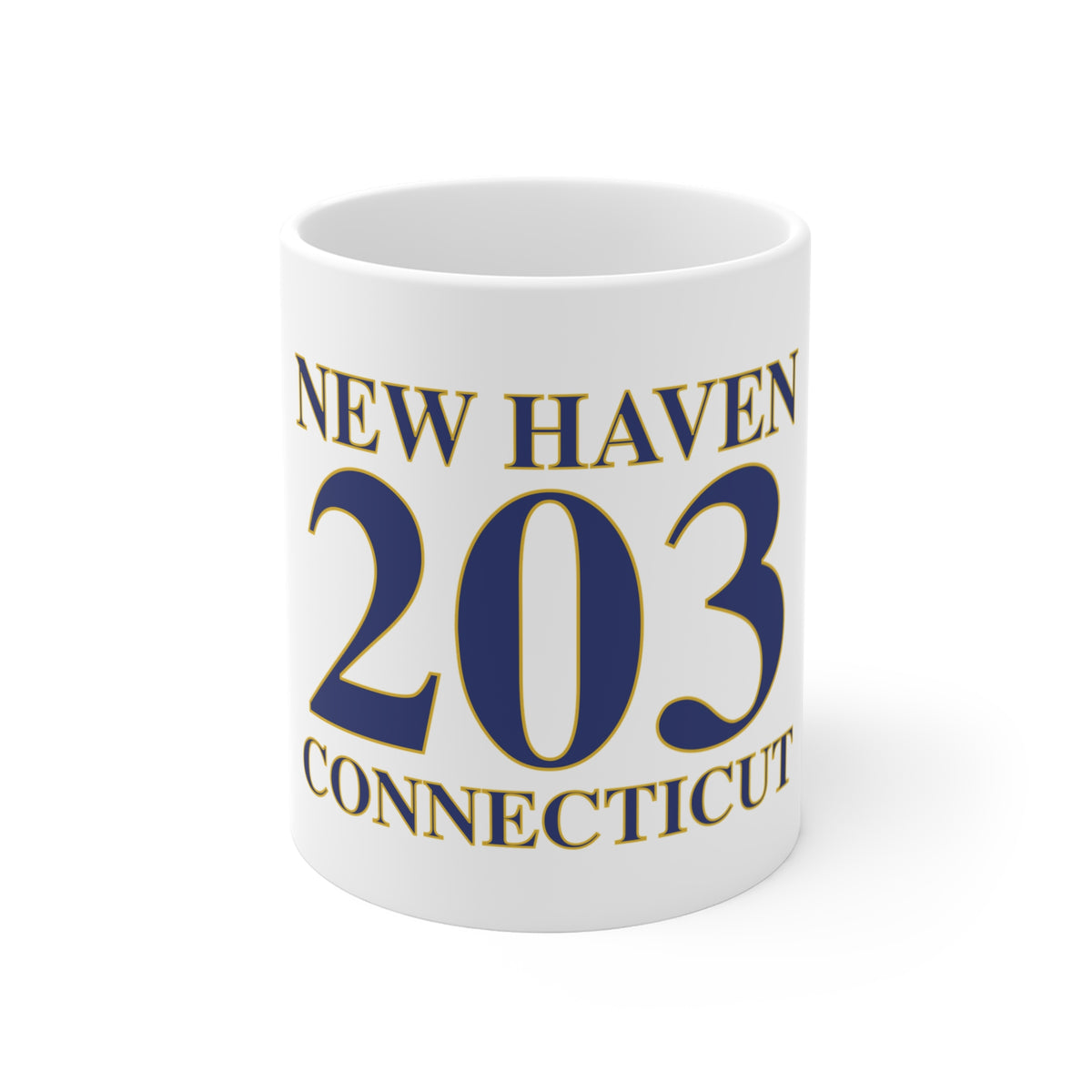 New Haven 203 Connecticut Mug 11oz
