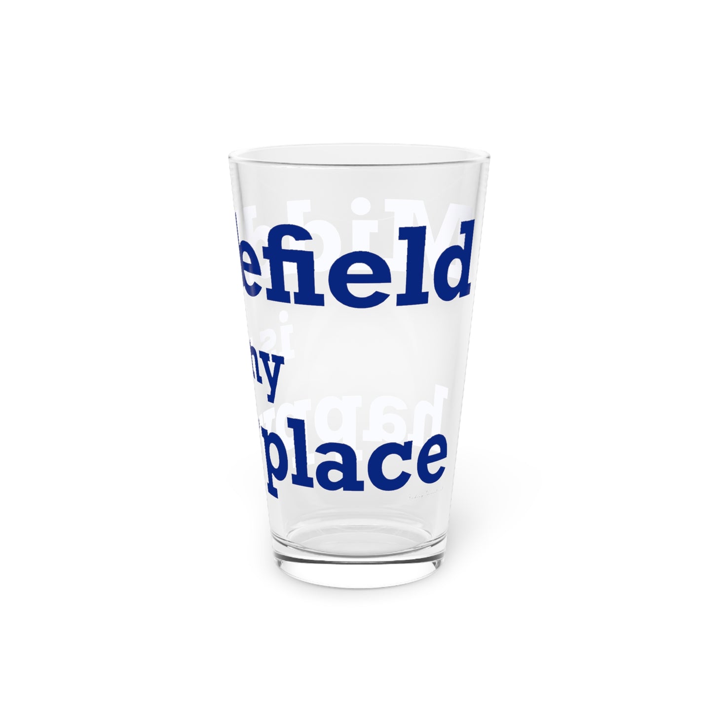 Middlefield is My Happy Place Pint Glass, 16oz