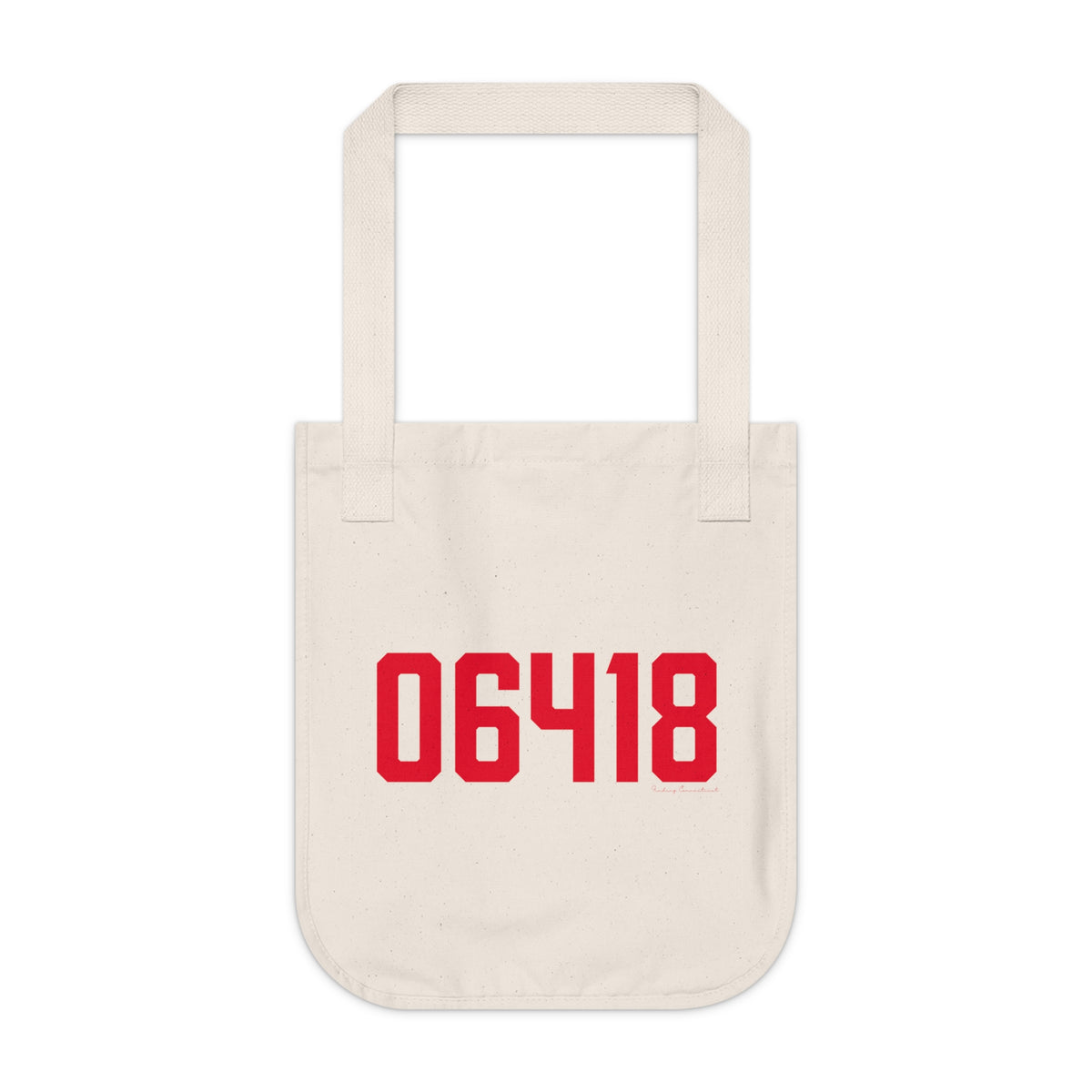 06418 Derby Connecticut Zip Code Organic Canvas Tote Bag