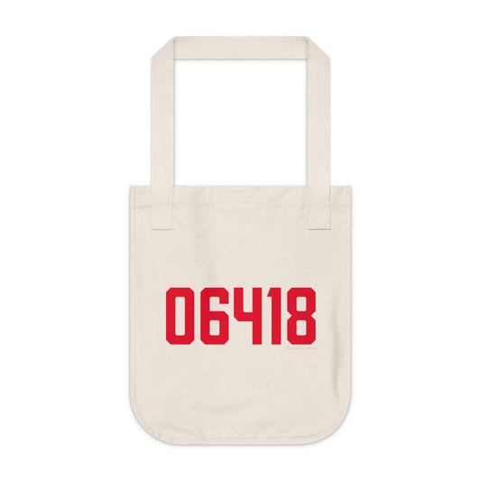 06418 Derby Connecticut Zip Code Organic Canvas Tote Bag