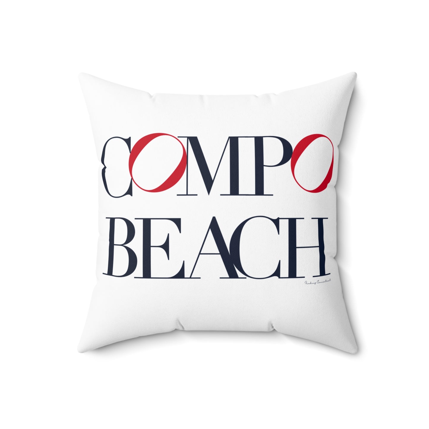 41 Tilt Compo Beach Spun Polyester Square Pillow