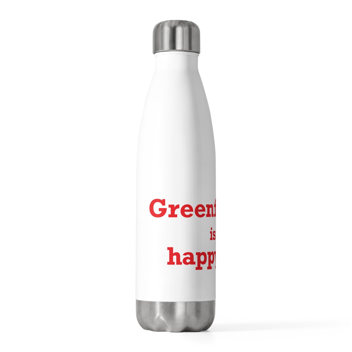 Greenfield Hill is My Happy Place 20oz Insulated Bottle