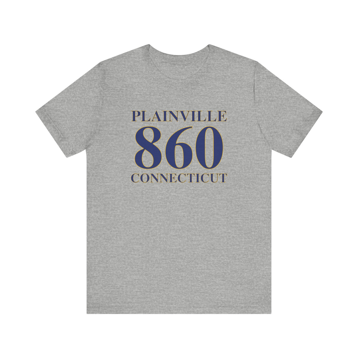 Plainville 860 Connecticut Unisex Jersey Short Sleeve T-Shirt