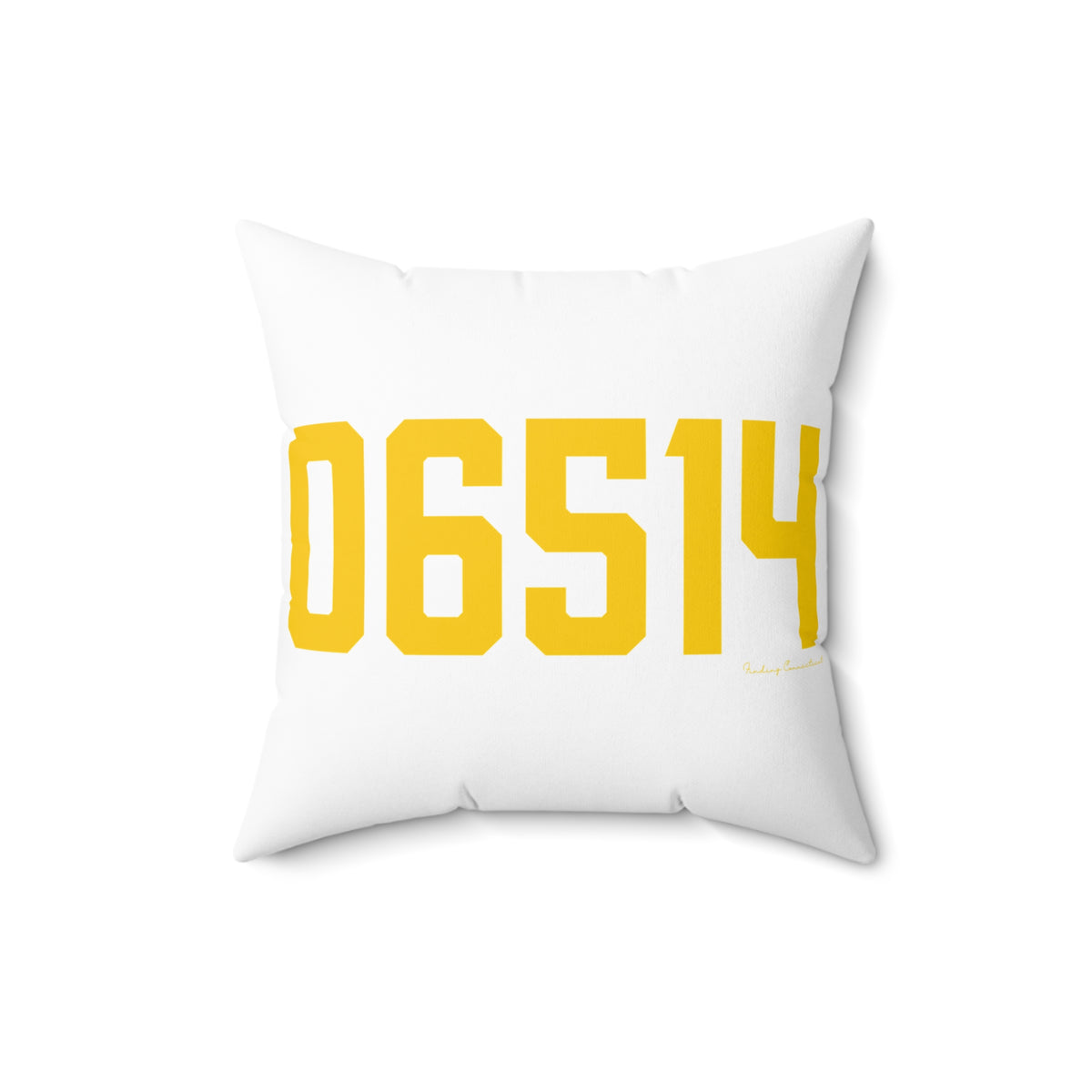 06514 Hamden Connecticut Zip Code Polyester Square Pillow