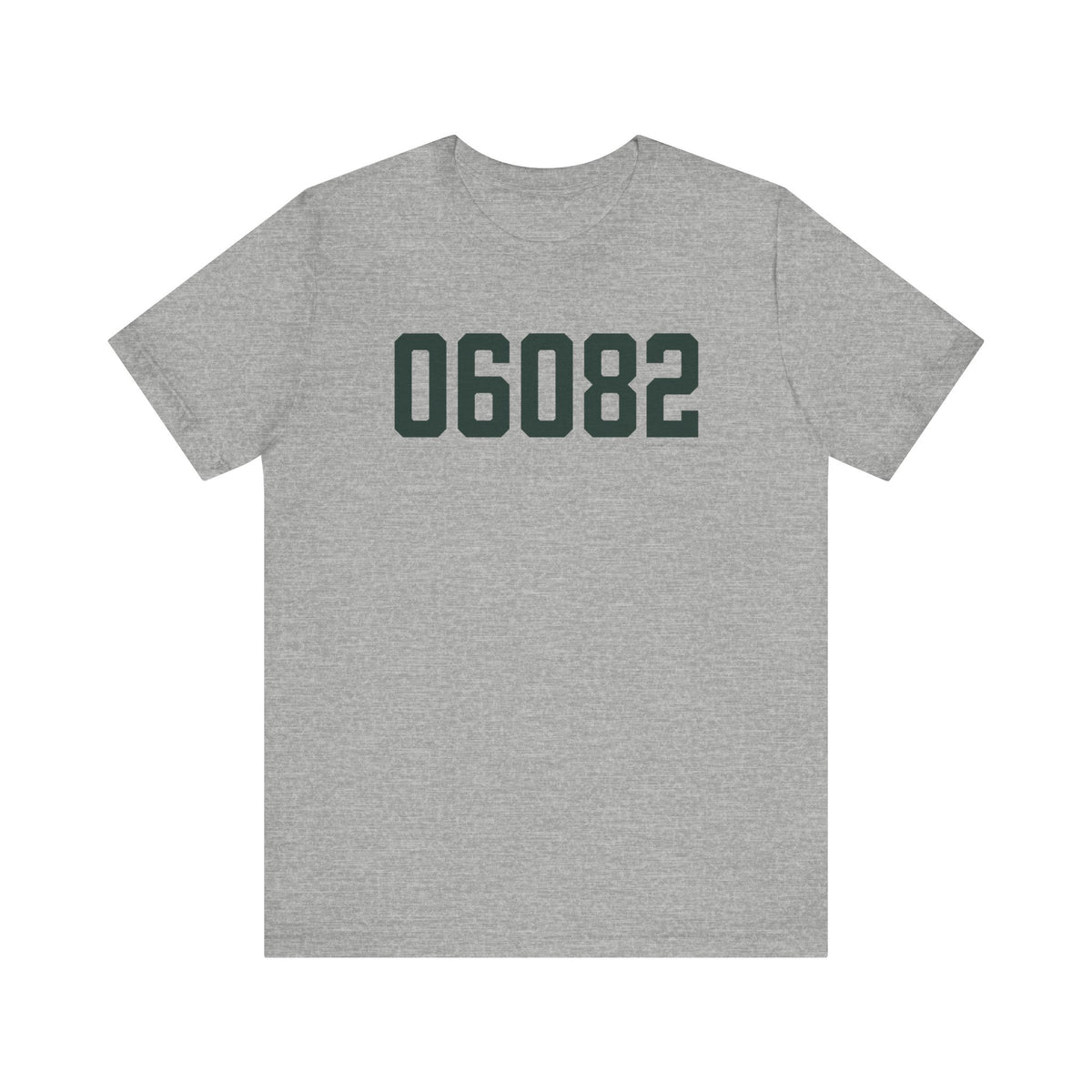 06082 Enfield Connecticut Zip Code Unisex Jersey Short Sleeve T-Shirt