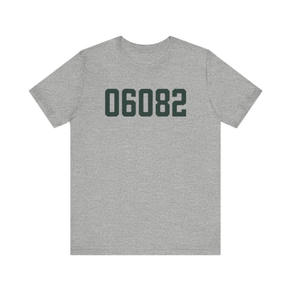 06082 Enfield Connecticut Zip Code Unisex Jersey Short Sleeve T-Shirt