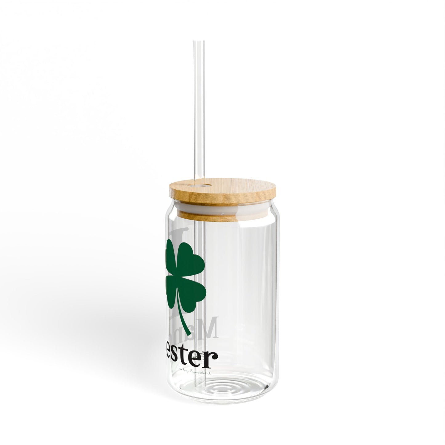 I Clover Manchester Sipper Glass, 16oz