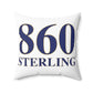860 Sterling  Spun Polyester Square Pillow