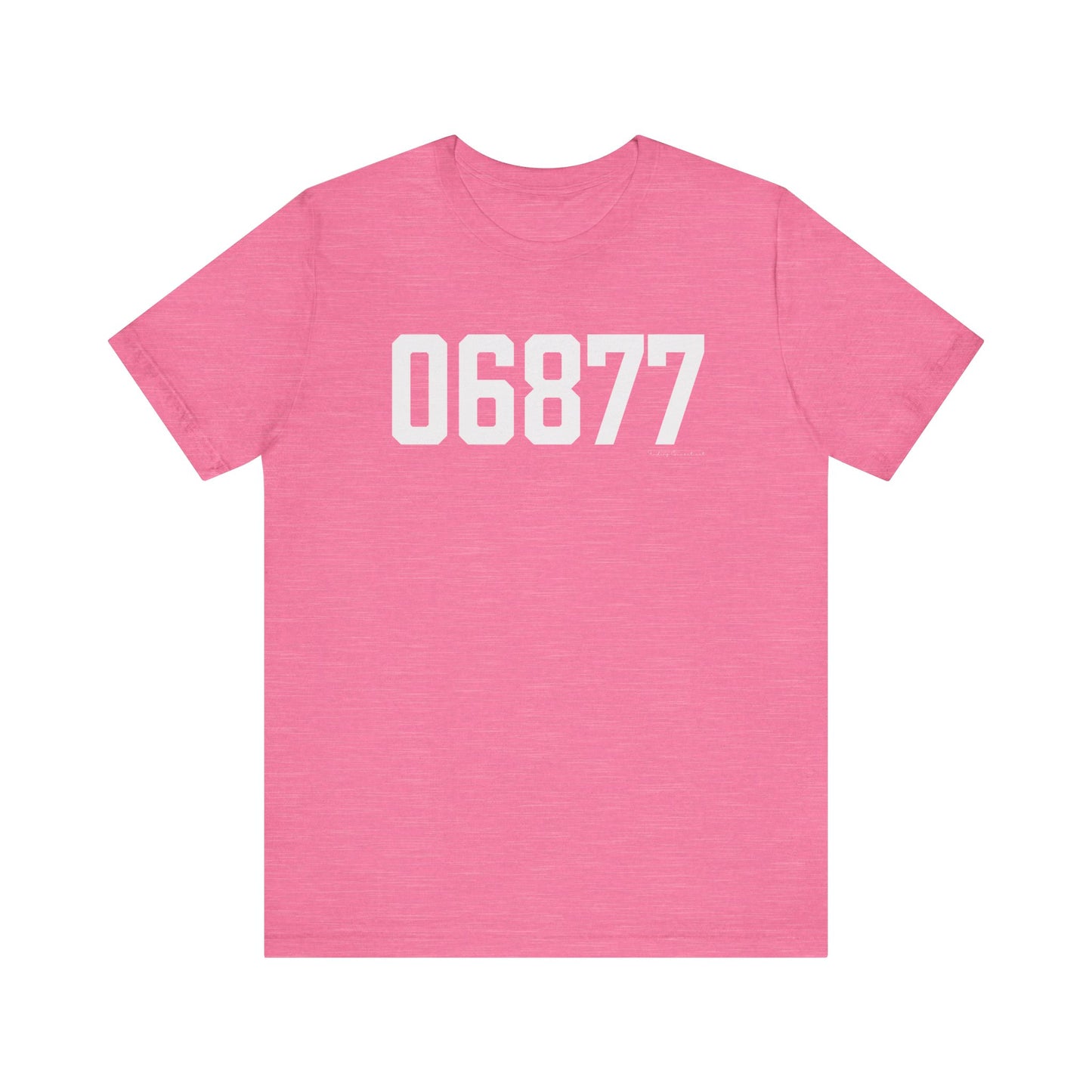 06877 Ridgefield CT Zip Code Unisex Jersey Short Sleeve T-Shirt