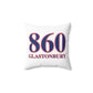 860 Glastonbury Red, White & Blue Spun Polyester Square Pillow