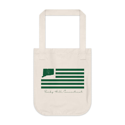 Rocky Hill Connecticut St. Patrick’s Day Flag Organic Canvas Tote Bag