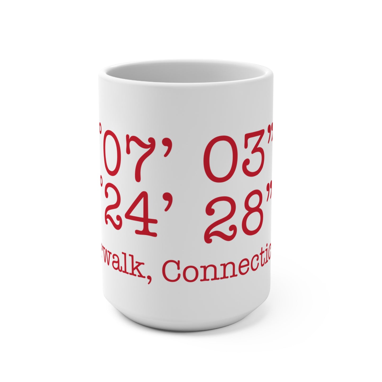 Norwalk Coordinates Mug 15oz