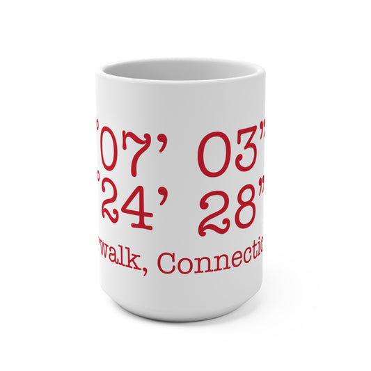 Norwalk Coordinates Mug 15oz
