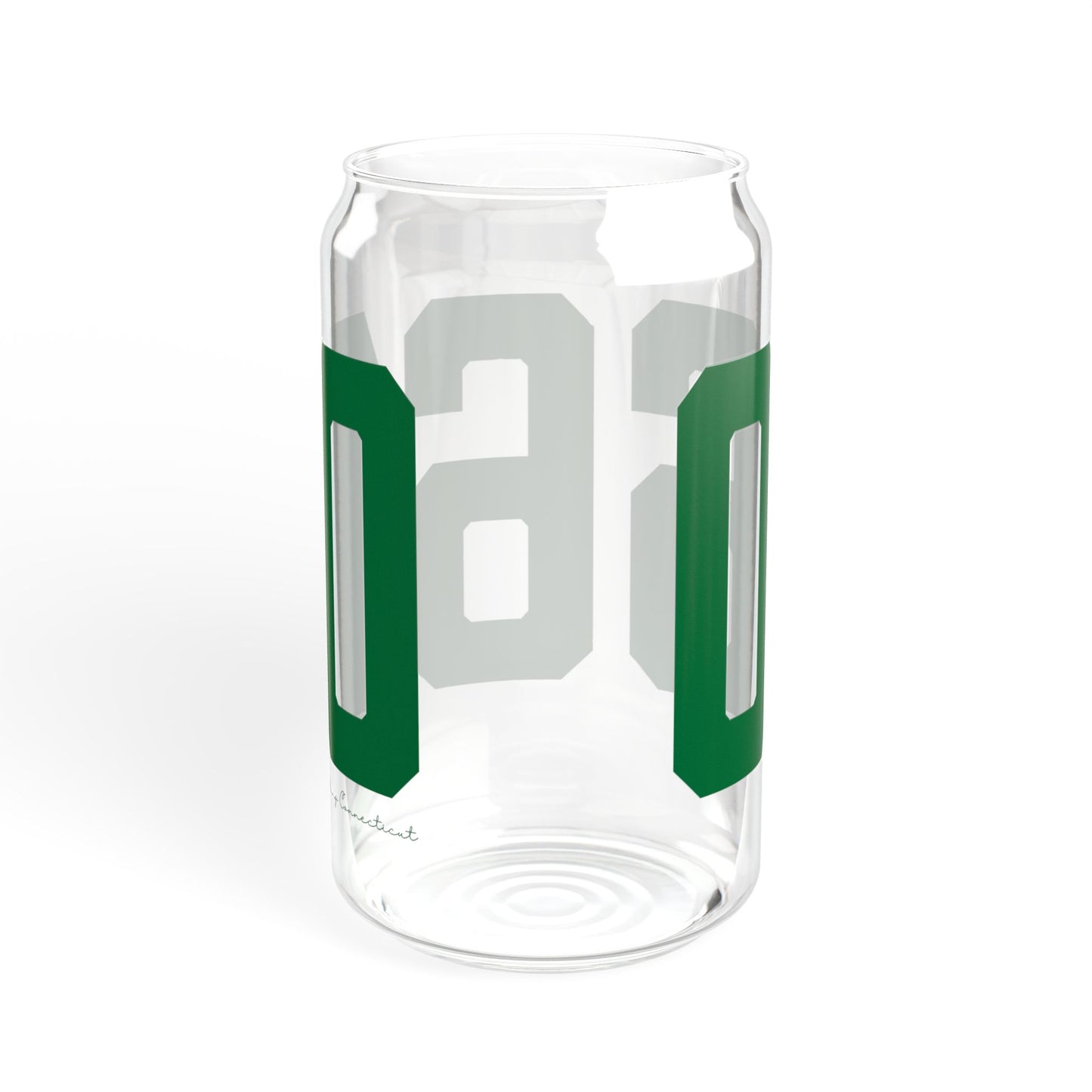 06610  Bridgeport Connecticut Zip Code Sipper Glass, 16oz