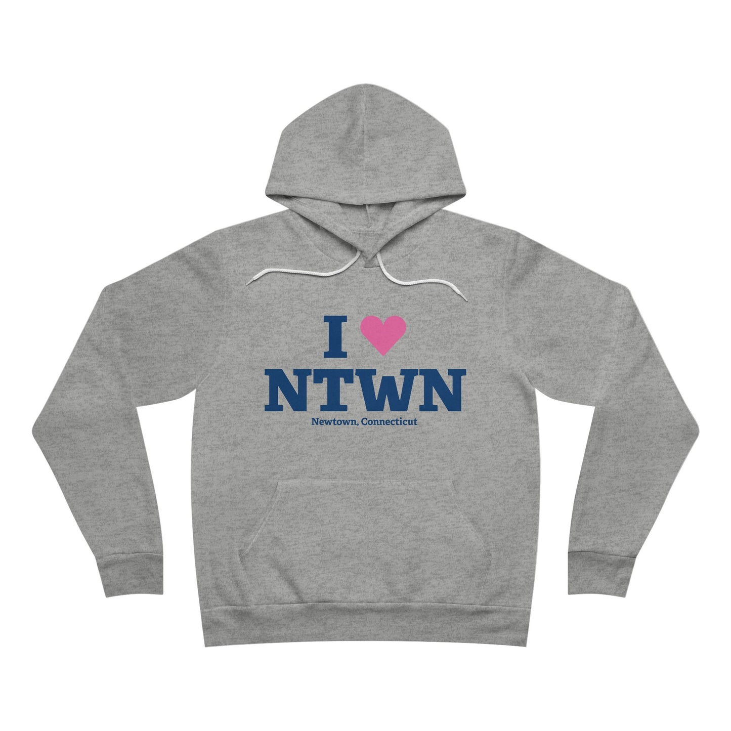 I Heart NTWN Unisex Sponge Fleece Pullover Hoodie