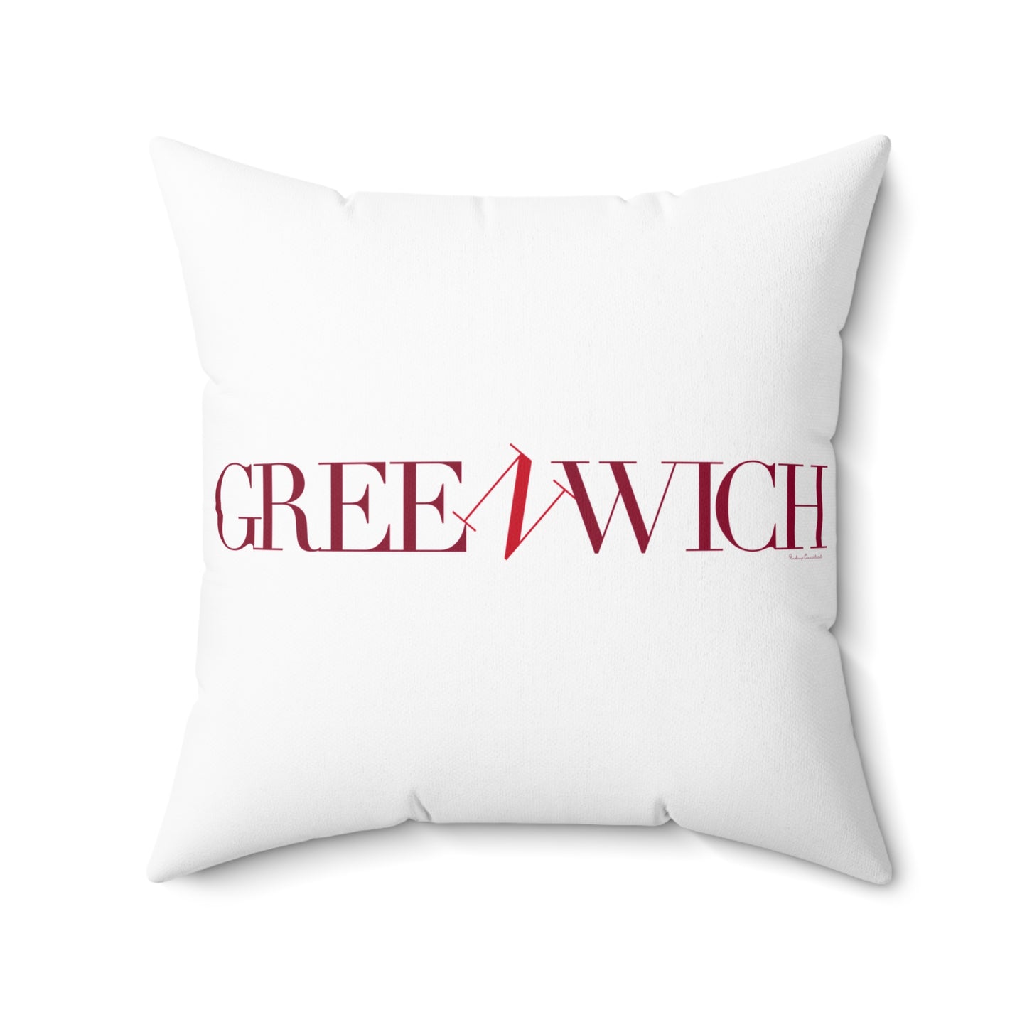 41 Tilt Greenwich Spun Polyester Square Pillow