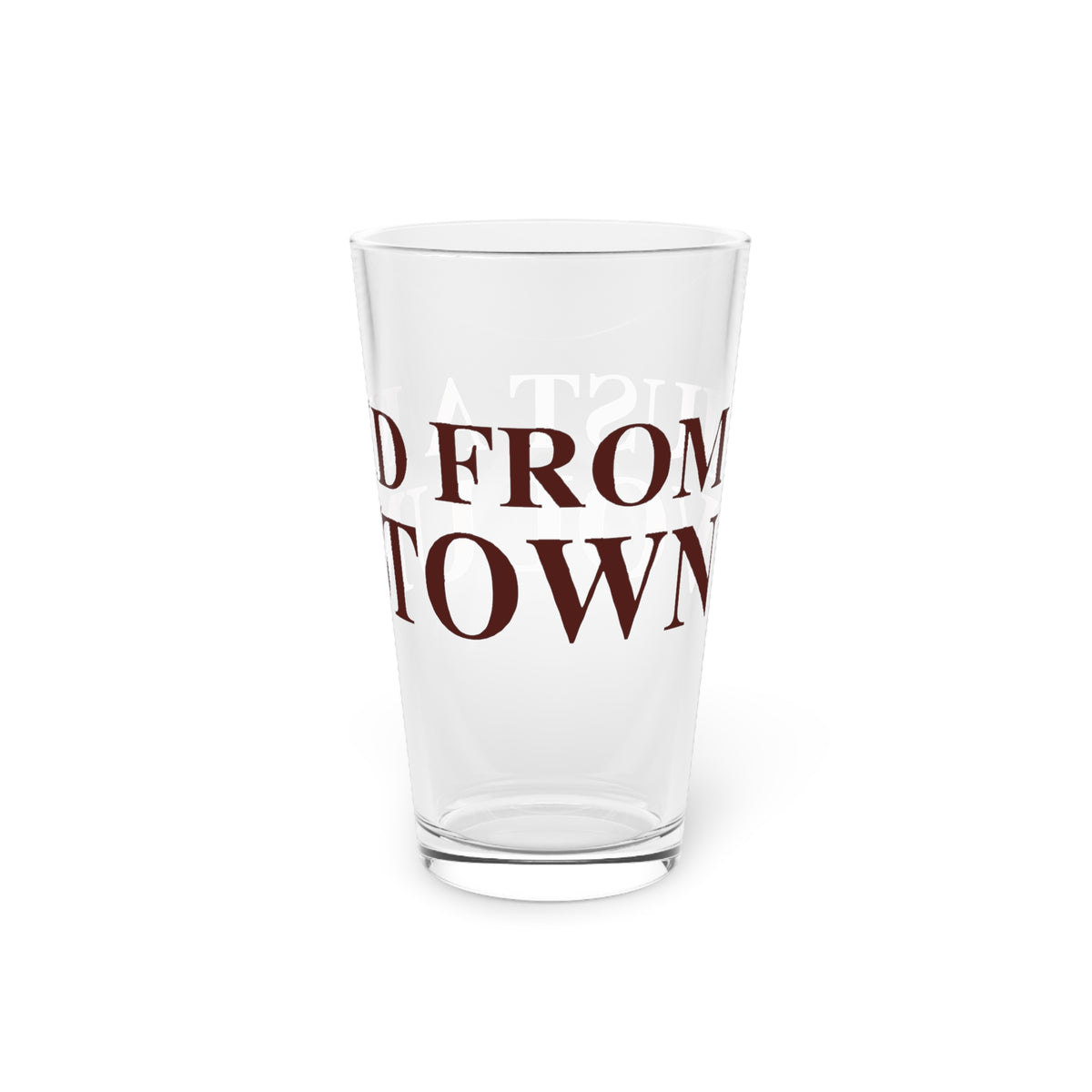 Just a kid from Voluntown Pint Glass, 16oz