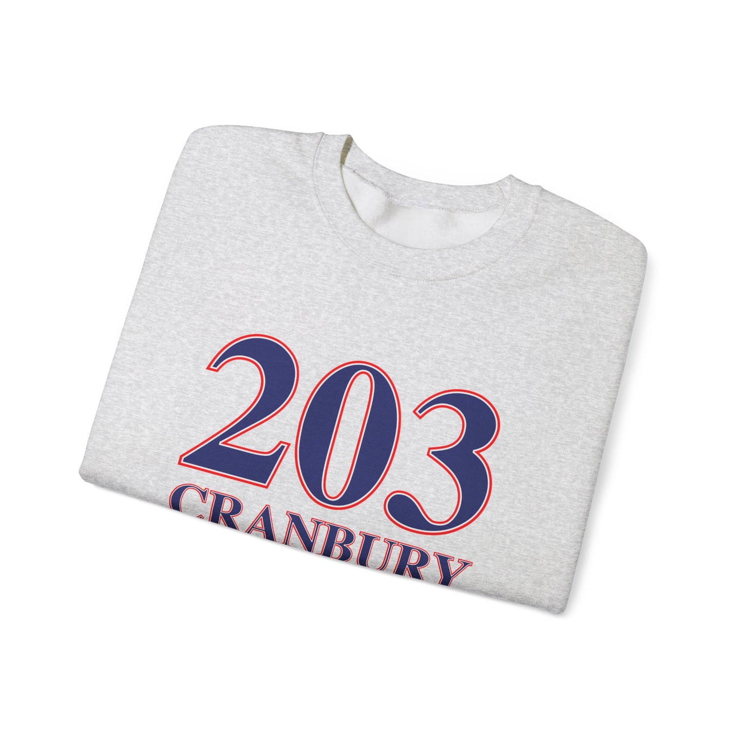 203 Cranbury Red, White & Blue Unisex Heavy Blend™ Crewneck Sweatshirt