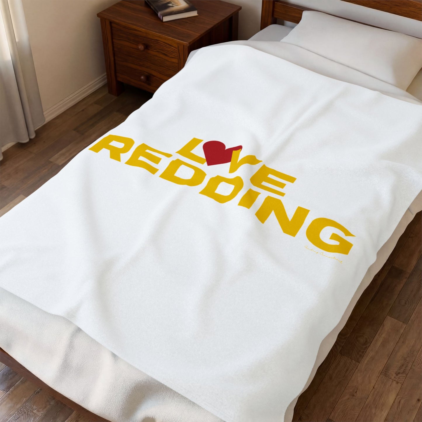 Love Redding Velveteen Plush Blanket