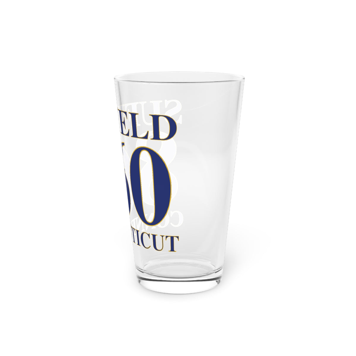 Suffield 860 Connecticut Pint Glass, 16oz