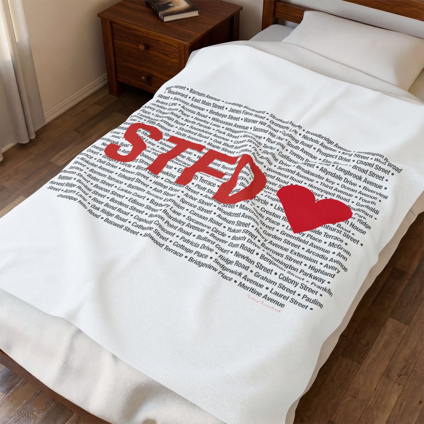 Stratford Love Velveteen Plush Blanket