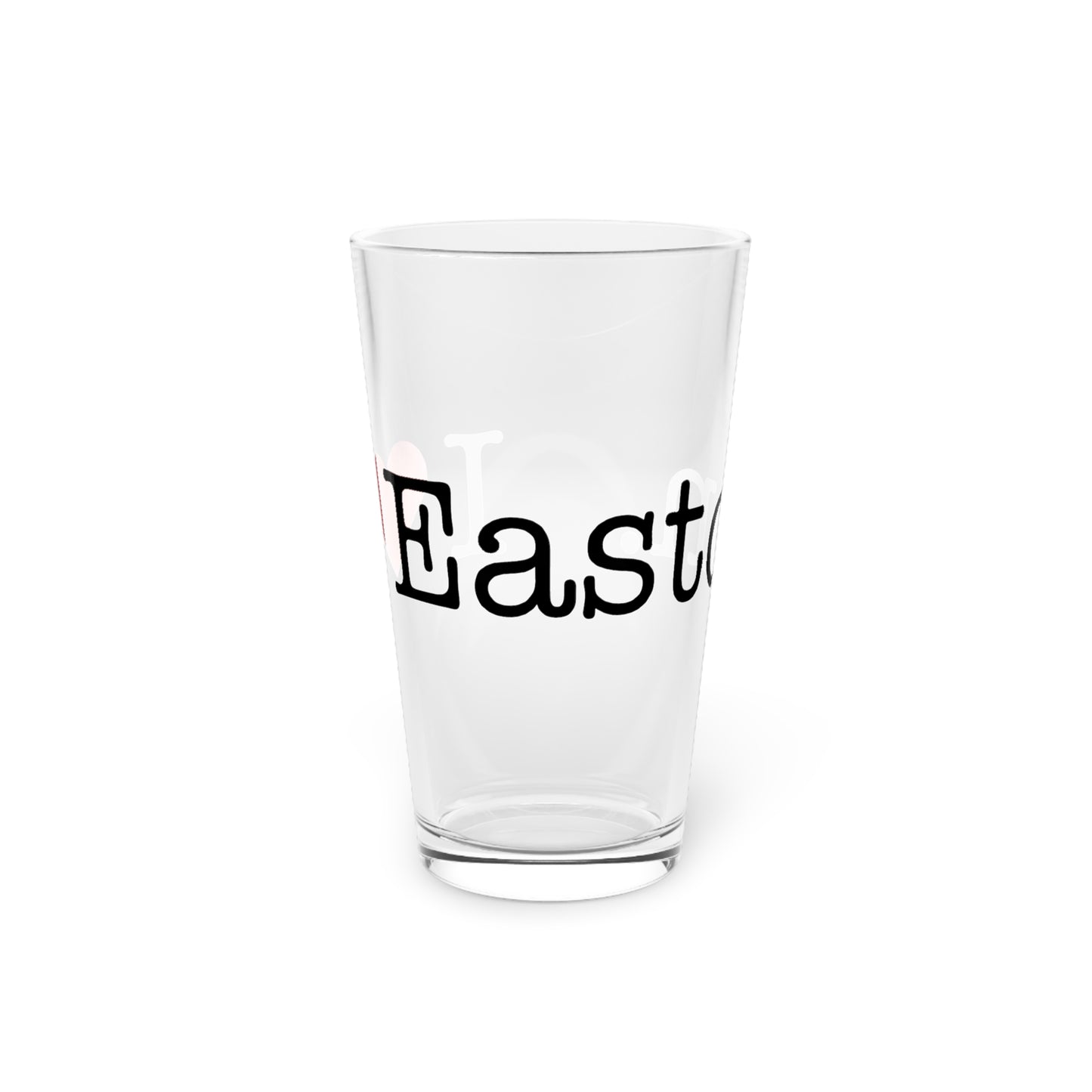 I Heart Easton. Pint Glass, 16oz
