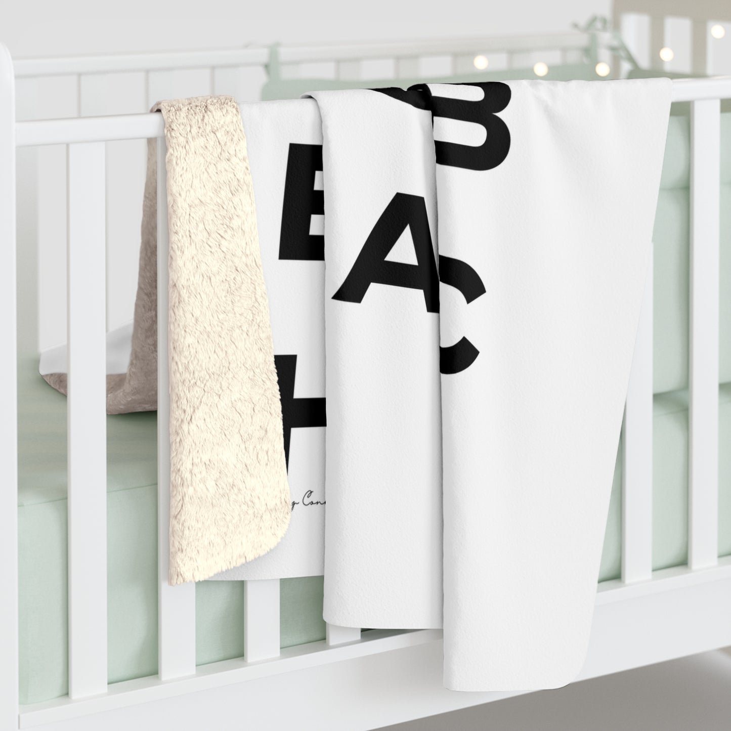 Compo Beach Vision Sherpa Fleece Blanket