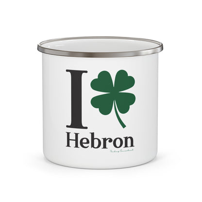 I Clover Hebron Enamel Camping Mug