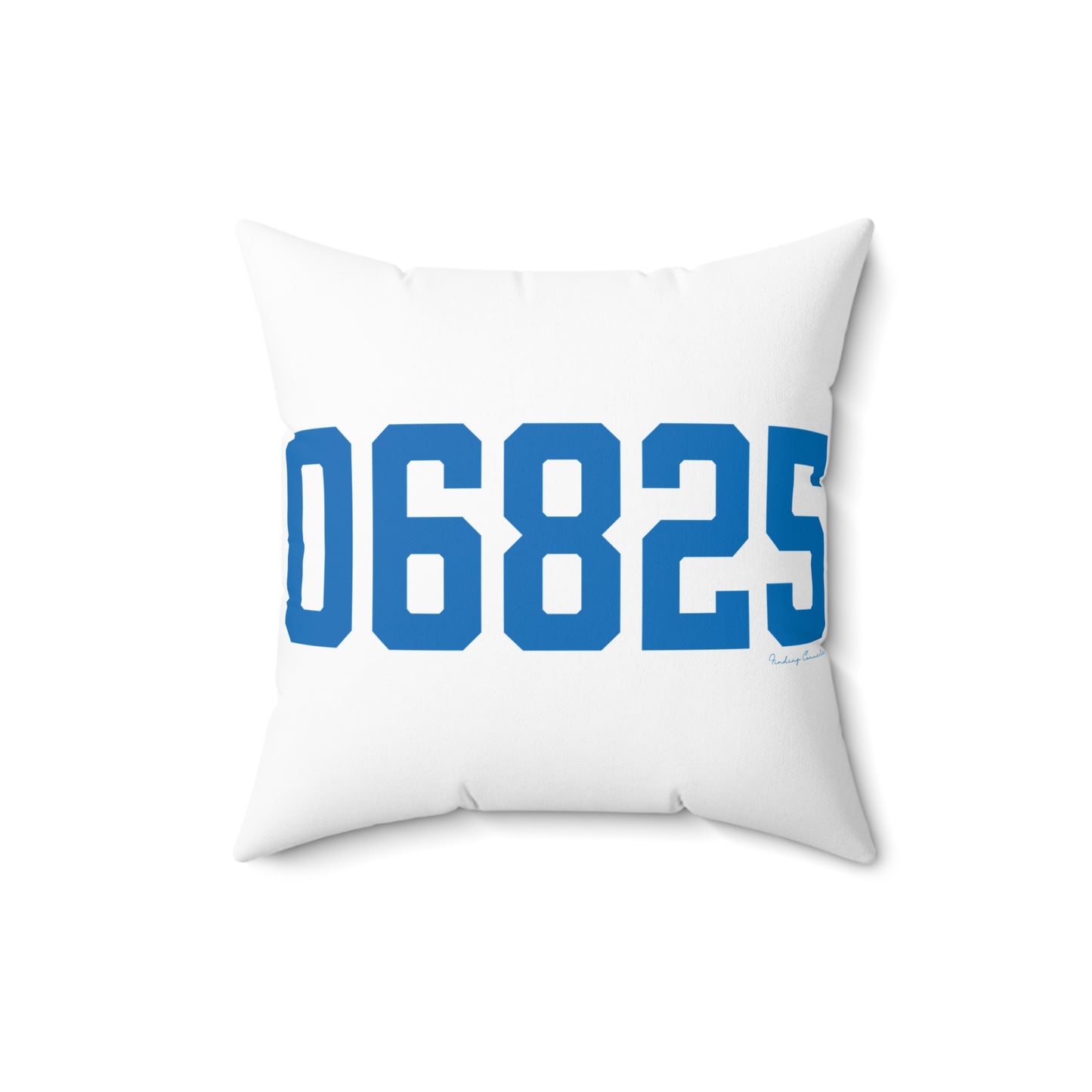 06825 Fairfield Connecticut Zip Code Spun Polyester Square Pillow