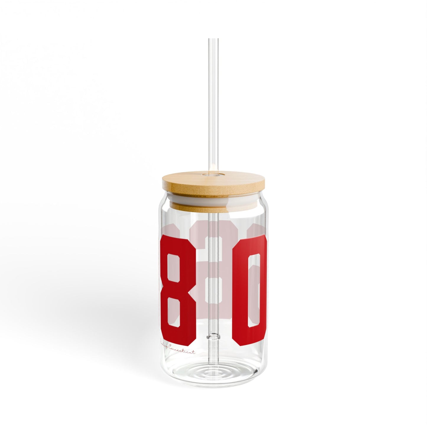 06608 Bridgeport Connecticut Zip Code Sipper Glass, 16oz