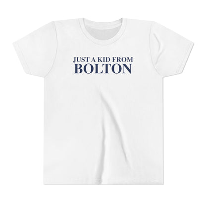Just a kid from Bolton Youth Short Sleeve T-Shirt