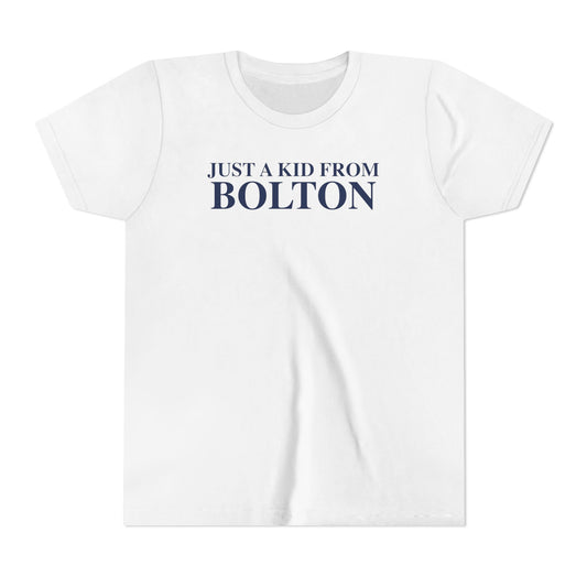Just a kid from Bolton Youth Short Sleeve T-Shirt