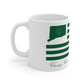 Deep River Connecticut St. Patrick’s Day Flag Mug 11oz