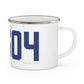 06605 Bridgeport Connecticut Zip Code Enamel Camping Mug