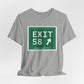Vintage Exit 58 WCP Sign Unisex Jersey Short Sleeve T-Shirt