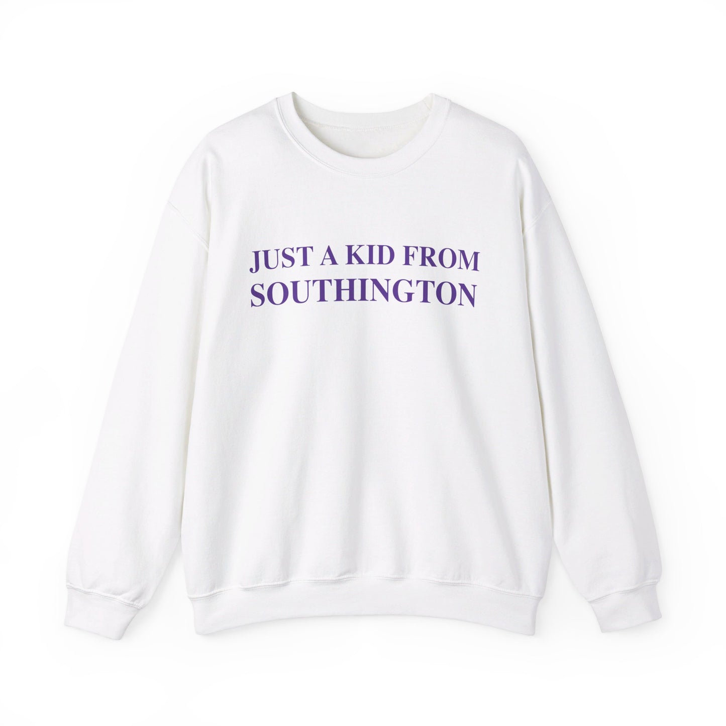 Just a kid from Southington Unisex Heavy Blend™ Crewneck Sweatshirt