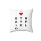Stratfield Vision Spun Polyester Square Pillow