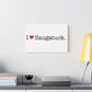 I Heart Saugatuck. Matte Canvas, Stretched, 1.25"