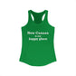 New Canaan Is My Happy Place Women's Ideal Racerback Tank Top