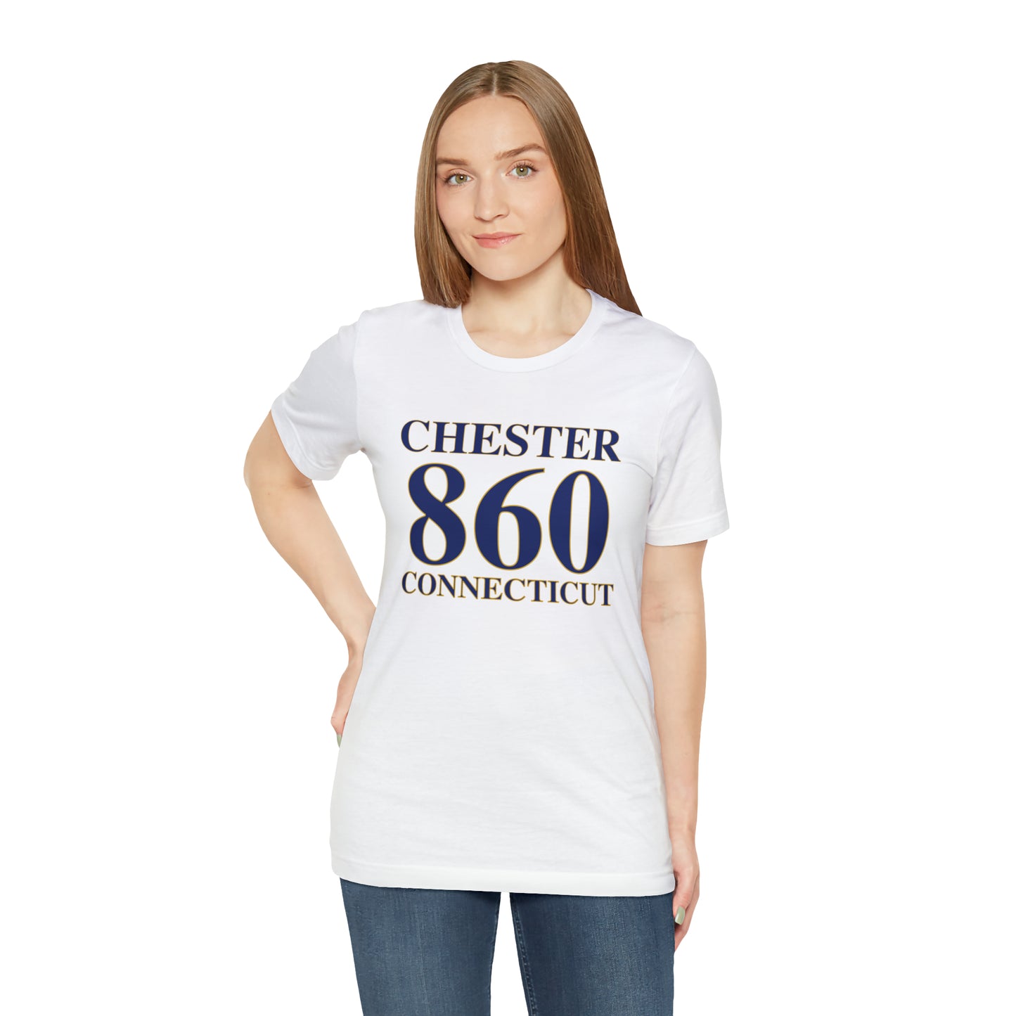 Chester 860 Connecticut Unisex Jersey Short Sleeve T-Shirt