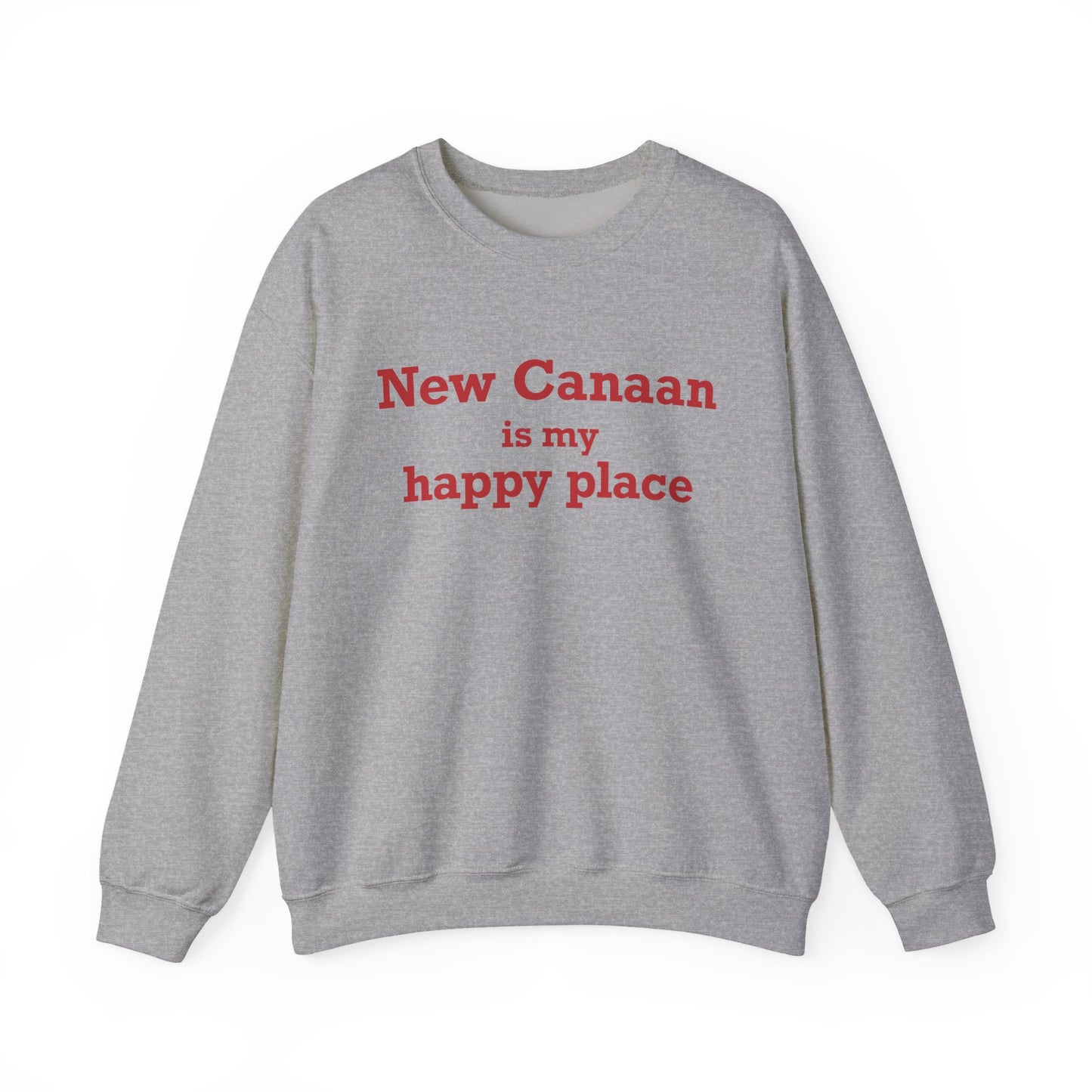 New Canaan Is My Happy Place Unisex Heavy Blend™ Crewneck Sweatshirt