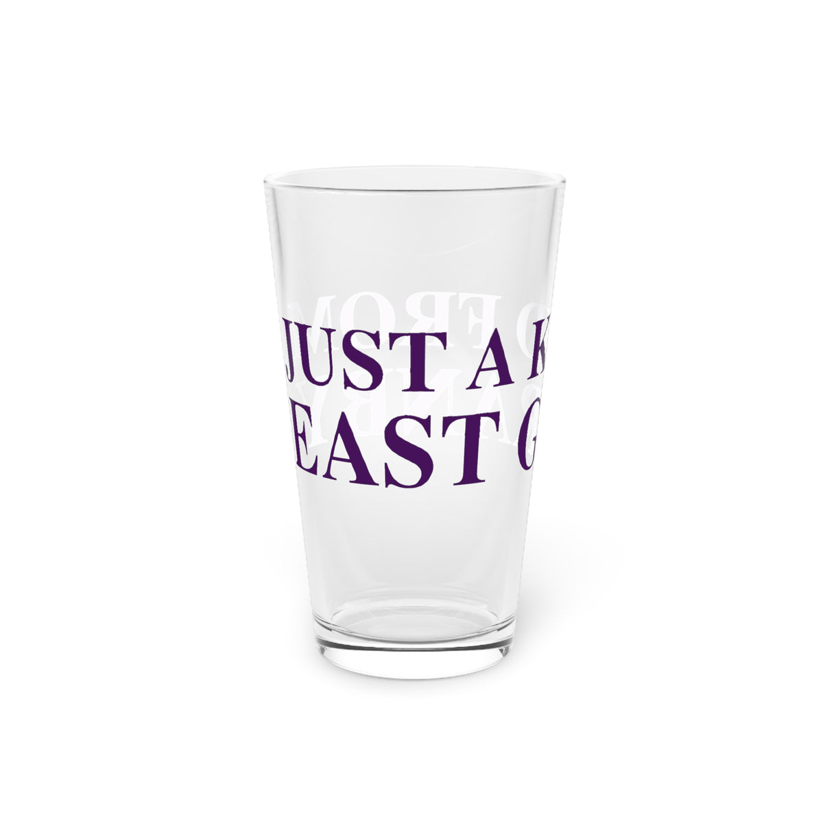 Just a kid from East Granby Pint Glass, 16oz