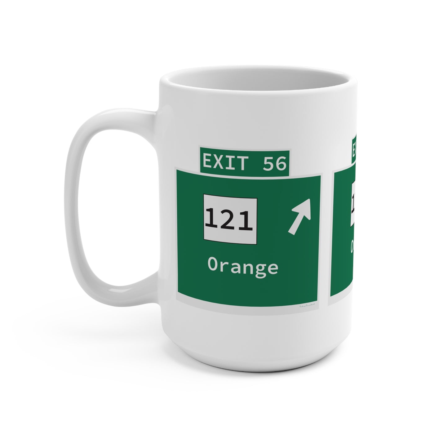 Vintage WCP Exit 56 Sign Mug 15oz